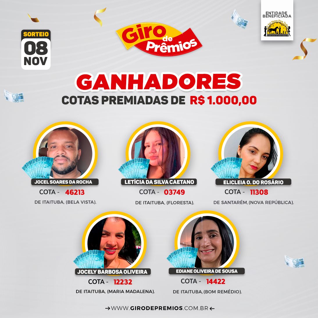 Concorra a 01 CB 300 2024 0km ou R$ 30 mil + R$ 10.000,00