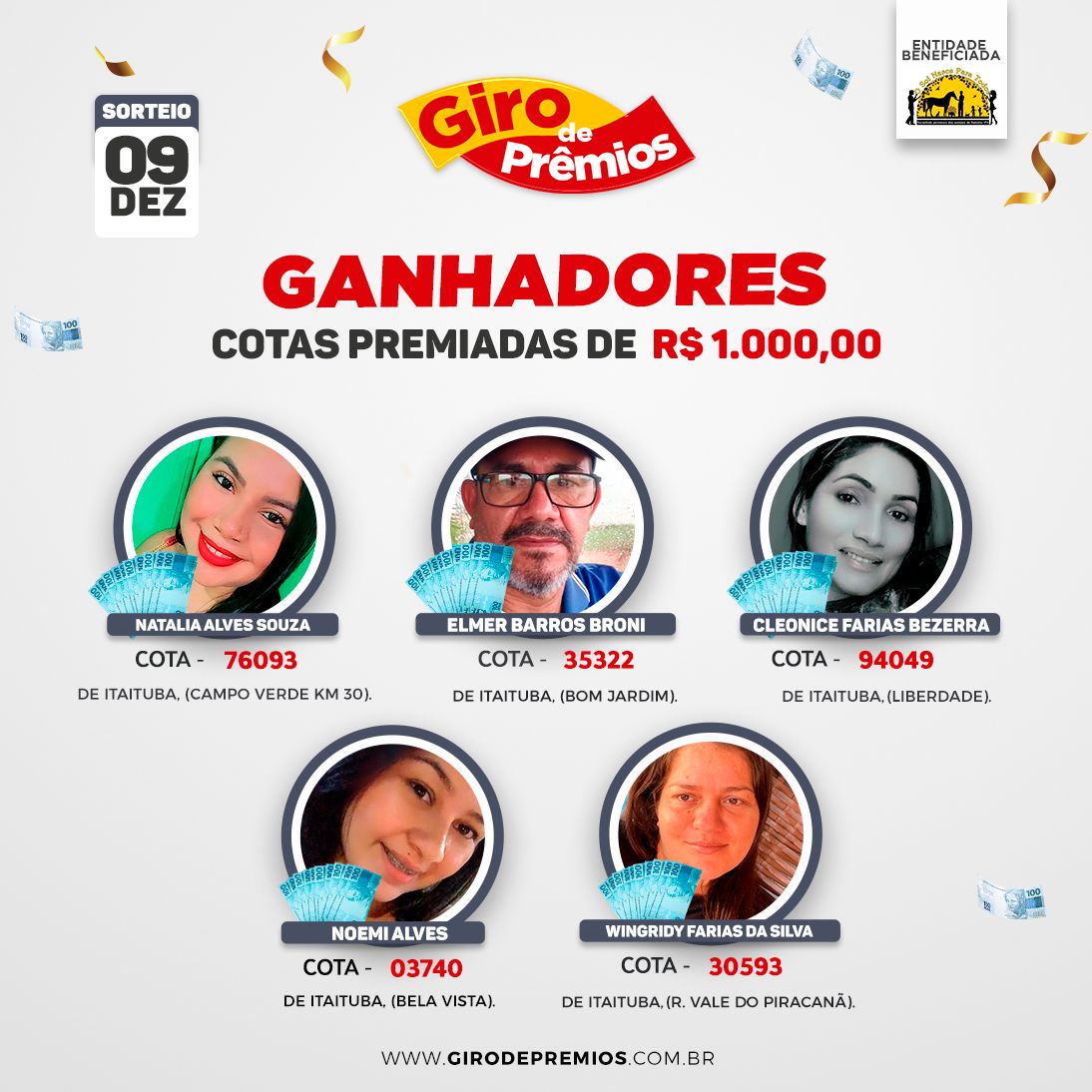 Concorra a 01 Bros 160 2025 0km ou (R$ 25 mil) + R$ 10 mil 