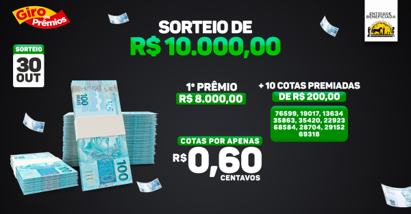 Concorra a R$ 10.000,00 no pix