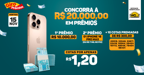 Concorra a R$ 20.000,00 no pix