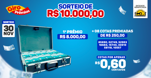 Concorra a 10.000,00 no pix